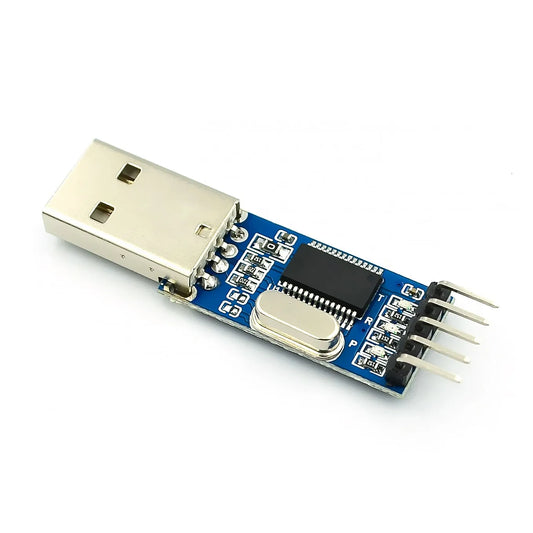 10Pcs USB To RS232 TTL Converter Adapter Module with Dust-Proof Cover PL2303HX