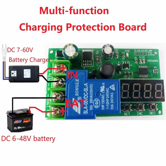 0-30A 7.4V 12V 14.8V 24V 48V Lead-acid Ni-Cd  Ni-MH Li-ION Li-PO Lithium battery Charging  Protection Board Module